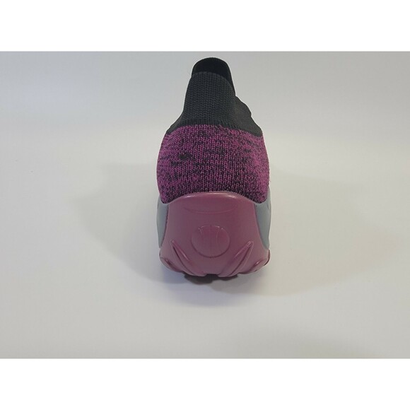 NANIYA‎ Women's Size 7.5 Black Purple Knit Top SlipOn Sneakers Shoes EUC - Picture 5 of 10